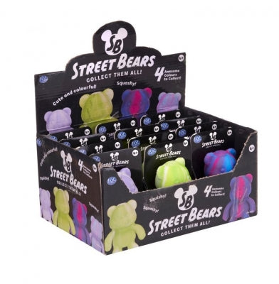 Squeezy Two Tone Street Bear 12cm