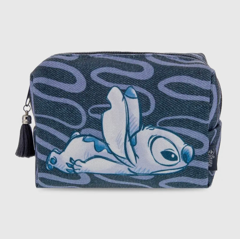 Mad Beauty Disney Stitch Denim Cosmetic Bag