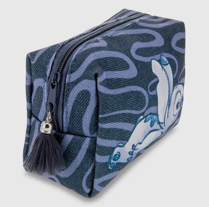 Mad Beauty Disney Stitch Denim Cosmetic Bag