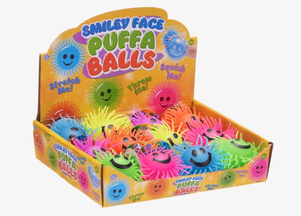Smiley Face Puffa Ball
